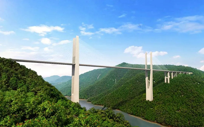 飞虹再起，FH至尊塔机助建黔东南第一高桥
