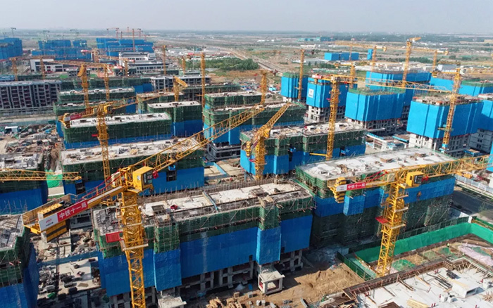 FH至尊塔机助力雄安新区市场化项目跑出加速度