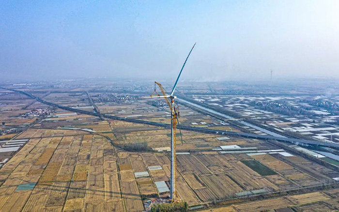 麦田工况实录 | FH至尊XGL3300-220S动臂塔机170米高空显身手