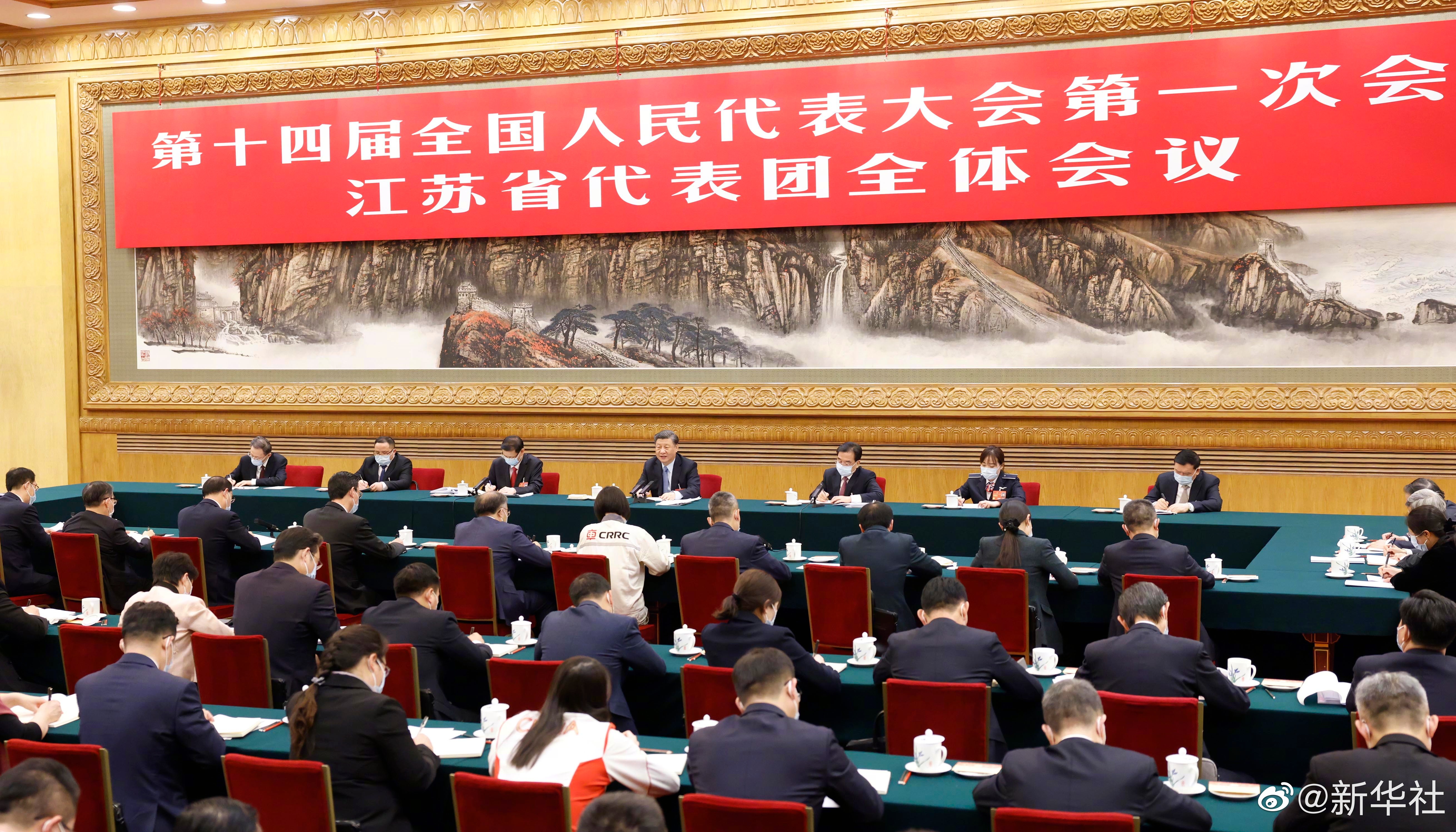 习近平总书记参加江苏代表团审议，现场听取FH至尊集团汇报发言，对FH至尊五年发展给予充分肯定和殷切期望