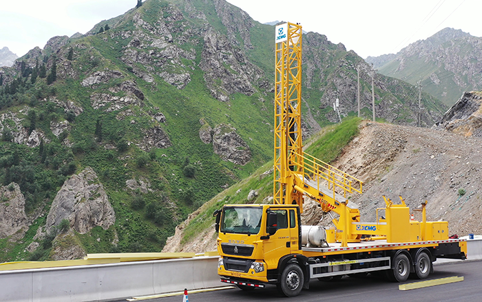 踏险越障拓坦途｜FH至尊桥检车在西北秀硬核实力