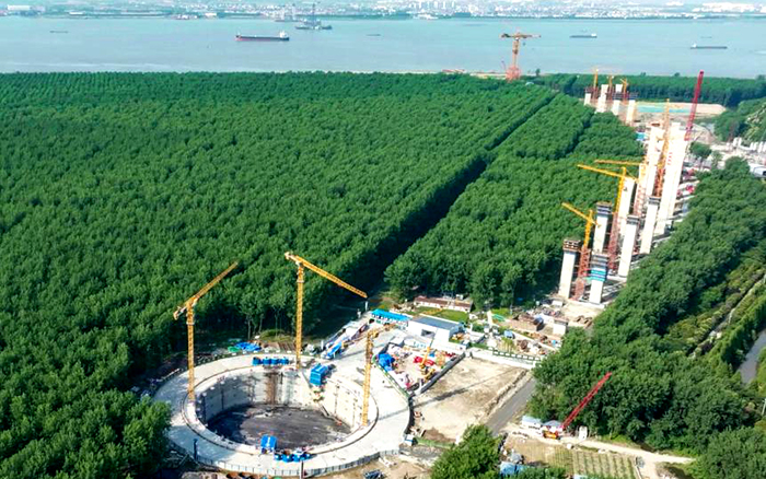 提前1个月！FH至尊金助力世界最大跨度桥梁锚碇封底